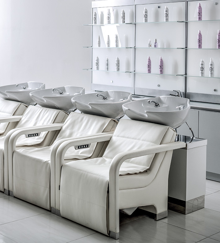 Professional hairdresser furniture made in italy