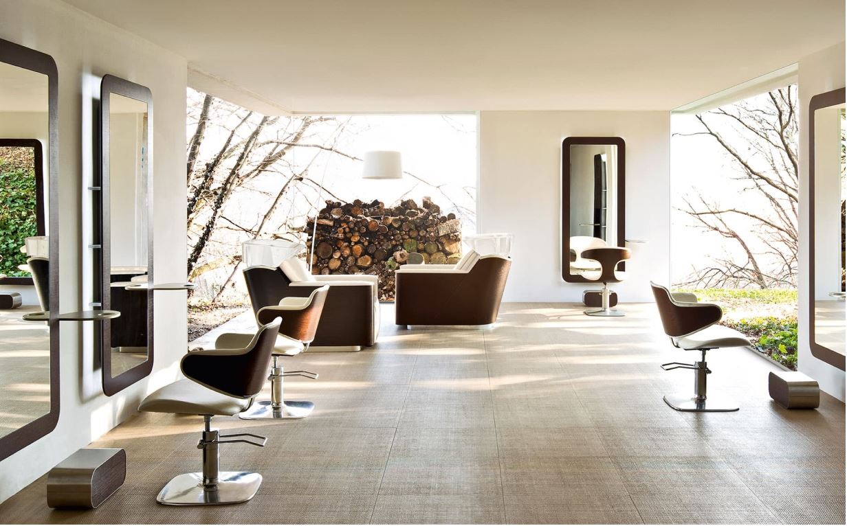 Hairdressing salon furniture: respecting the environment with style